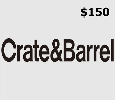 Crate and Barrel $150 Gift Card US — лицензионный ключ