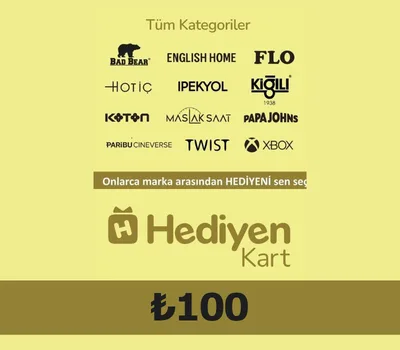 Hediyen KART - All Access ₺100 Gift Card TR — лицензионный ключ