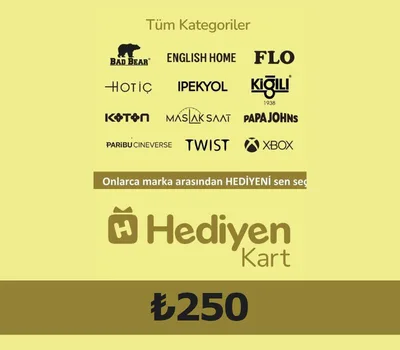 Hediyen KART - All Access ₺250 Gift Card TR — лицензионный ключ