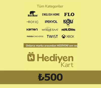 Hediyen KART - All Access ₺500 Gift Card TR — лицензионный ключ