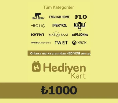 Hediyen KART - All Access ₺1000 Gift Card TR — лицензионный ключ