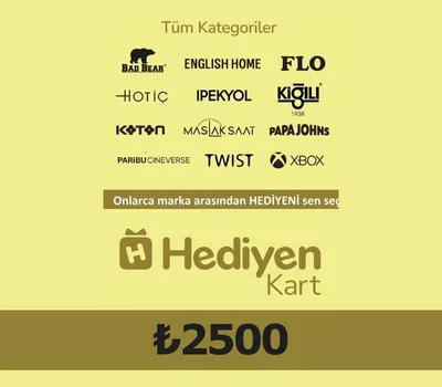 Hediyen KART - All Access ₺2500 Gift Card TR — лицензионный ключ