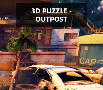 3D PUZZLE - OutPost PC Steam CD Key — лицензионный ключ