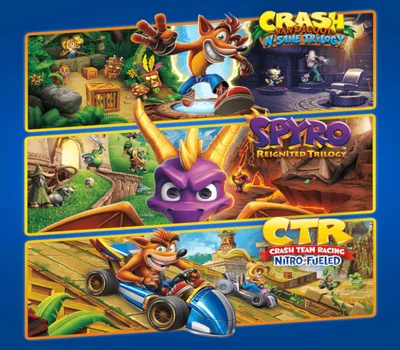 Crash + Spyro Triple Play Bundle XBOX One / Xbox Series X|S Account — лицензионный ключ
