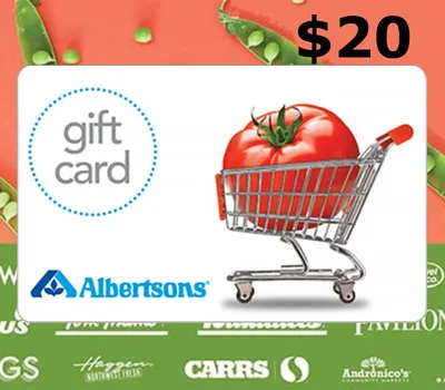 Albertson's USD 20 Gift Card US — лицензионный ключ