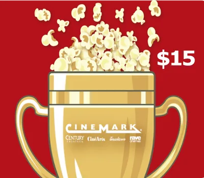 Cinemark Theatres $15 Gift Card US — лицензионный ключ