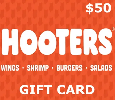 Hooters $50 Gift Card US — лицензионный ключ