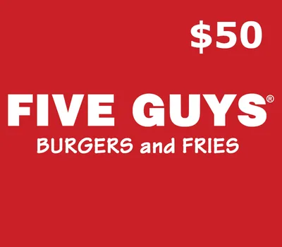 Five Guys $50 Gift Card US — лицензионный ключ