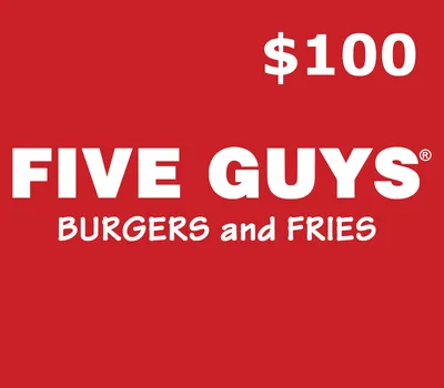 Five Guys $100 Gift Card US — лицензионный ключ