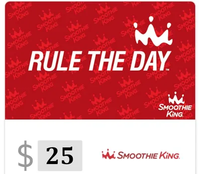 Smoothie King $25 Gift Card US — лицензионный ключ