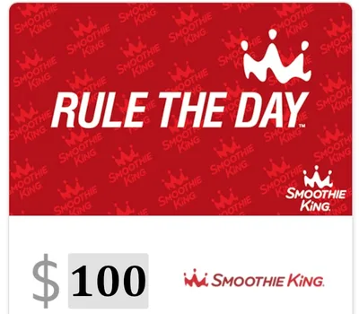 Smoothie King $100 Gift Card US — лицензионный ключ