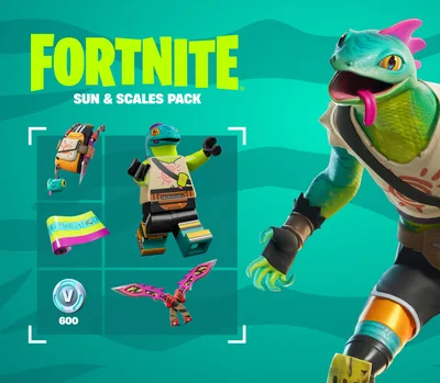 Fortnite - Sun & Scales Pack DLC ZA XBOX One / Xbox Series X|S CD Key — лицензионный ключ