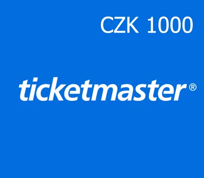 Ticketmaster 1000 CZK Gift Card CZ — лицензионный ключ