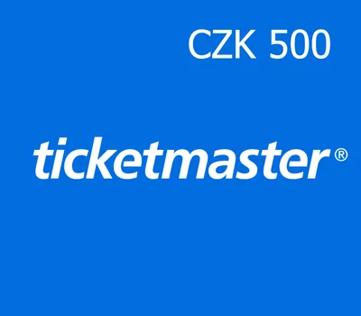 Ticketmaster 500 CZK Gift Card CZ — лицензионный ключ