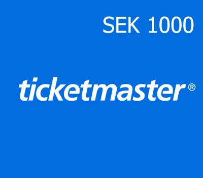 Ticketmaster 1000 SEK Gift Card SE — лицензионный ключ
