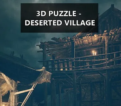 3D PUZZLE - Deserted Village PC Steam CD Key — лицензионный ключ