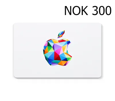 Apple 300 NOK Gift Card NO — лицензионный ключ