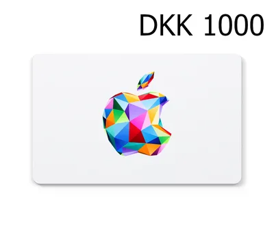 Apple 1000 DKK Gift Card DK — лицензионный ключ