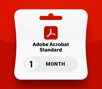 Adobe Acrobat Standard - 1 Month Subscription Key RoW — лицензионный ключ