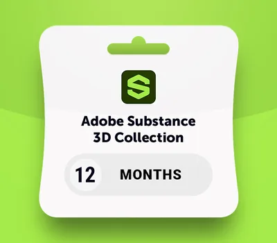 Adobe Substance 3D Collection - 12 Months Subscription Key RoW — лицензионный ключ