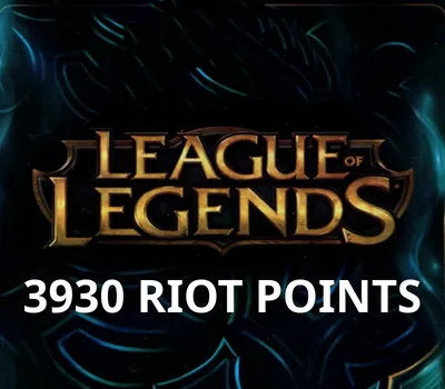 League of Legends 3930 RP Prepaid Card TR — лицензионный ключ