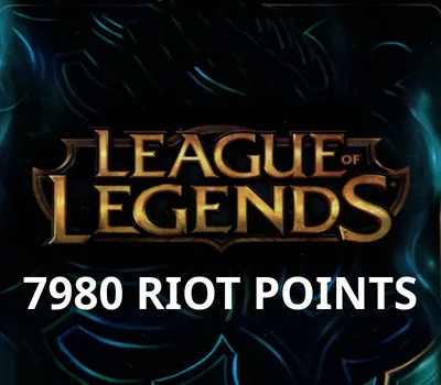 League of Legends 7980 RP Prepaid Card TR — лицензионный ключ