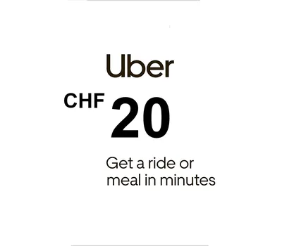 Uber 20 CHF Gift Card CH — лицензионный ключ
