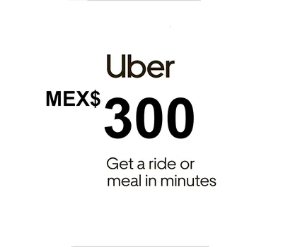 Uber MXN 300 Gift Card MX — лицензионный ключ