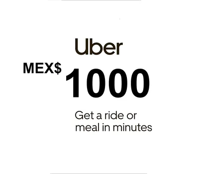 Uber MXN 1000 Gift Card MX — лицензионный ключ