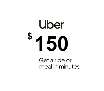 Uber USD 150 Gift Card US — лицензионный ключ