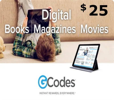 GCodes® Global Digital Media $25 Gift Card US — лицензионный ключ