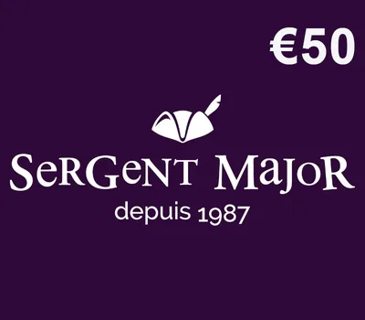 Sergent Major EUR 50 Gift Card FR — лицензионный ключ