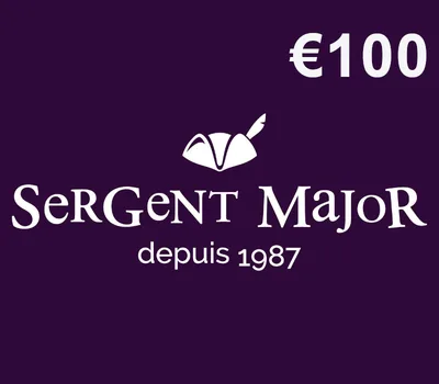 Sergent Major EUR 100 Gift Card FR — лицензионный ключ