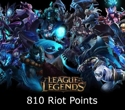 League of Legends 810 RP Prepaid Card NZ — лицензионный ключ