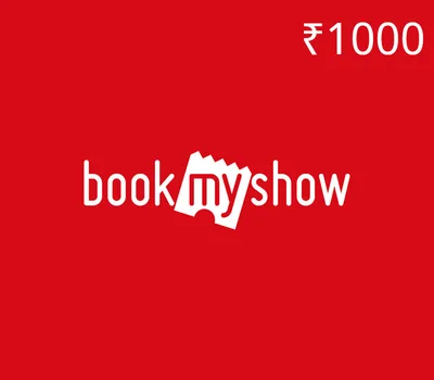 BookMyShow ₹1000 INR Gift Card IN — лицензионный ключ