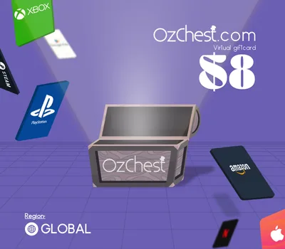 Ozchest $8 Gift Card — лицензионный ключ