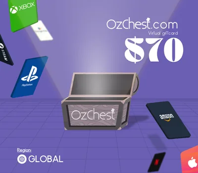 Ozchest $70 Gift Card — лицензионный ключ