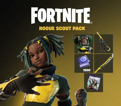 Fortnite - Rogue Scout Pack + 1500 V-Bucks Challenge AR XBOX One / Xbox Series X|S CD Key — лицензионный ключ