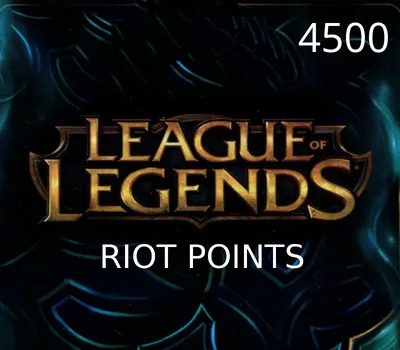 League of Legends 4500 RP Prepaid Card US — лицензионный ключ