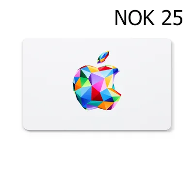 Apple 25 NOK Gift Card NO — лицензионный ключ