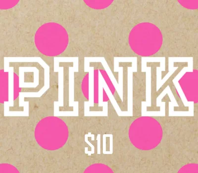 Victoria's Secret PINK $10 Gift Card US — лицензионный ключ