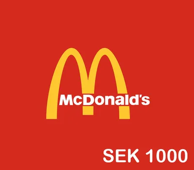 Mcdonalds SEK 1000 Gift Card SE — лицензионный ключ