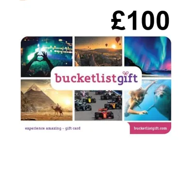 BucketlistGift £100 Gift Card UK — лицензионный ключ