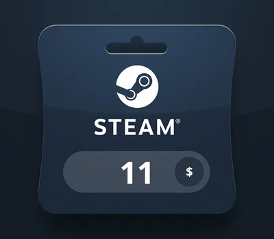 Steam Wallet USD 11 Gift Card US — лицензионный ключ