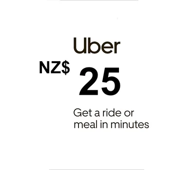 Uber NZD 25 Gift Card NZ — лицензионный ключ