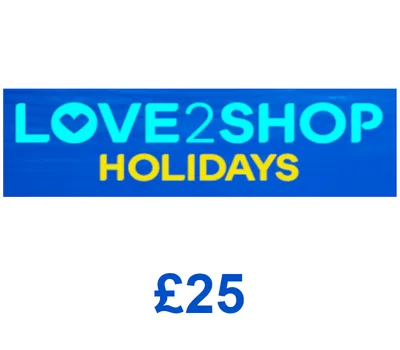 Love2Shop Holidays £25 Gift Card UK — лицензионный ключ
