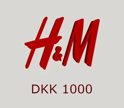 H&M 1000 DKK Gift Card DK — лицензионный ключ