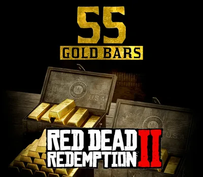 Red Dead Redemption 2 Online - 55 Gold Bars US XBOX One CD Key — лицензионный ключ
