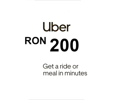 Uber 200 RON RO Gift Card — лицензионный ключ