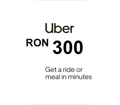 Uber 300 RON RO Gift Card — лицензионный ключ